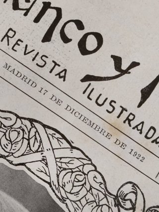 3 REVISTAS ANTIGUAS BLANCO Y NEGRO AÑO 1922