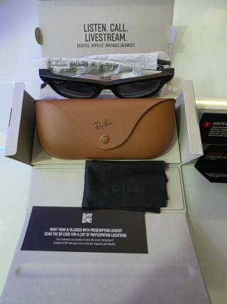 Gafas Ray-Ban Meta Polarizadas Negras