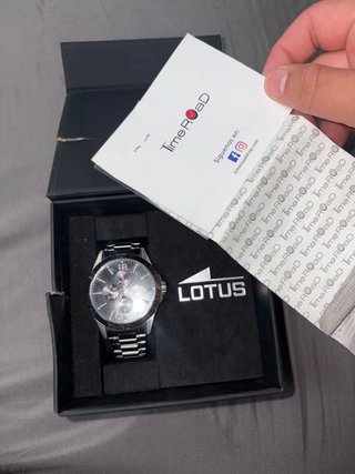 Reloj Lotus Cronógrafo Plata