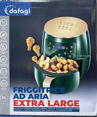 Friggitrice ad aria Dafagi 8L