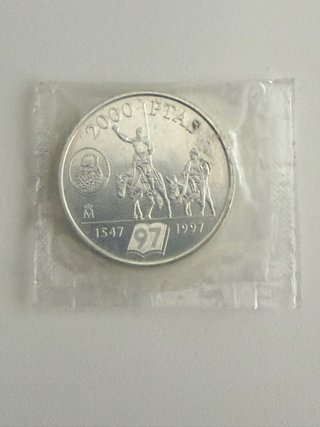 Moneda Plata 2000 PTAS 1997
