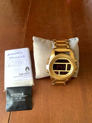Reloj Nixon The Unit SS Dorado