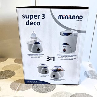 Esterilizador Miniland Super 3 Deco