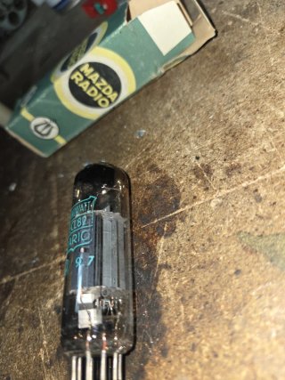 Válvula miniwatt ECL82 radio antigua de valvulas