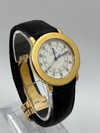 Cartier Must 1800 Reloj Oro Set Completo