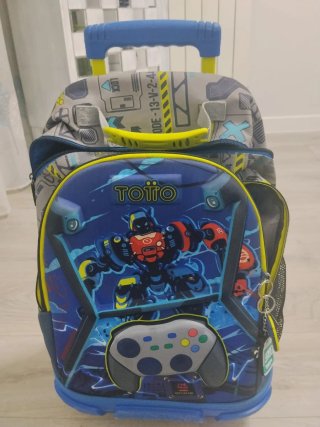 Mochila Totto con ruedas, tamaño grande
