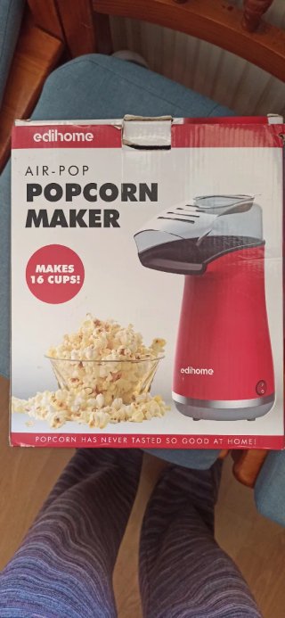 Máquina de Palomitas Edihome Air-Pop Roja