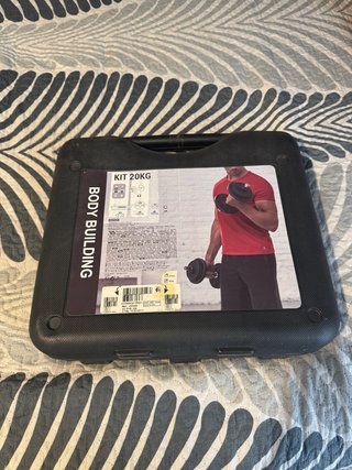 Kit Pesas 20kg Domyos Body Building