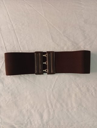 Cinturón ancho elástico Mango marrón talla 75
