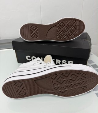 Converse plataforma blancas 43