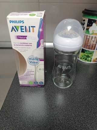 Biberón Philips Avent Natural Vidrio 240ml