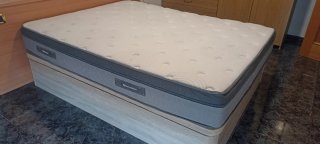 Cama Matrimonio Canapé + Colchón