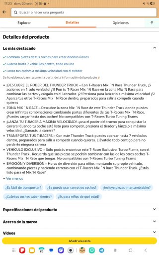 Camión lanzador Mix n' Race nuevo precintado