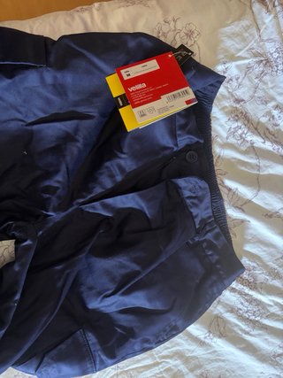 Pantalón de trabajo largo azul y amarillo