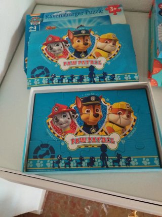Lote 3 juegos infantiles Paw Patrol y más