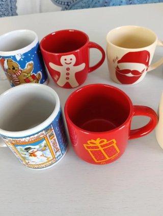 Tazas Navideñas Cerámica Mc Cafe