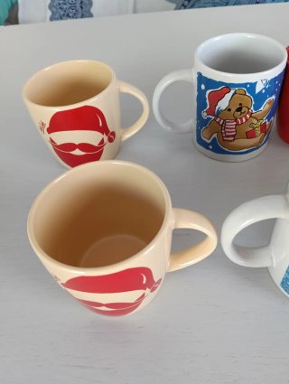 Tazas Navideñas Cerámica Mc Cafe