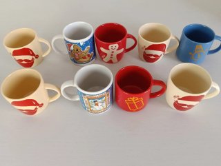 Tazas Navideñas Cerámica Mc Cafe