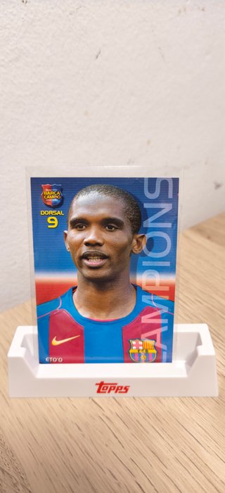 Cromos Samuel Eto'o Campions Panini Megacracks