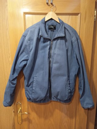 Cazadora Pull and Bear Azul lavado