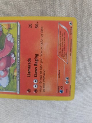 Carta Pokémon Charmeleon Etapa 1