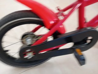 Bici infantil roja 14 pulgadas