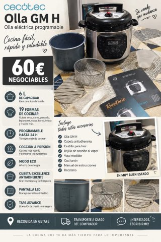 Olla Cecotec GM H Eléctrica Programable
