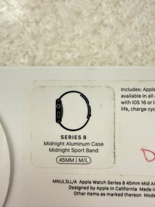 Apple Watch Series 8 45mm Midnight GPS