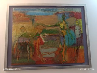 Cuadro de Manuel Rivera - Lienzo Multicolor