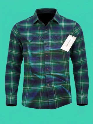 Camisa de franela a cuadros Amazon Essentials Tall