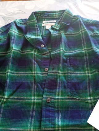 Camisa de franela a cuadros Amazon Essentials Tall