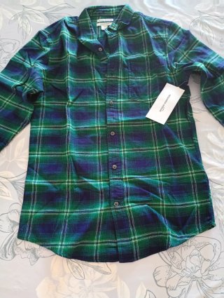 Camisa de franela a cuadros Amazon Essentials Tall