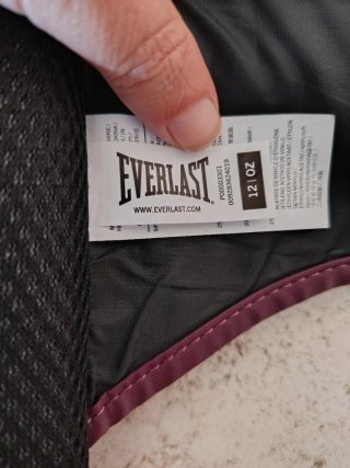 Guantes y Vendas Boxeo Everlast Morado 12 Oz.