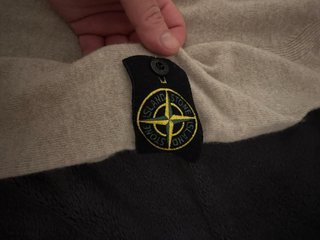 Stone Island Maglione Lana Beige Uomo Fattura disp