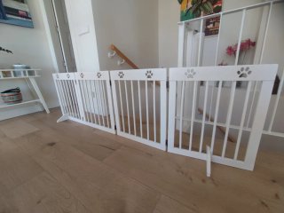Barrera Seguridad Costway Plegable