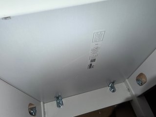 Sedia bianca in legno Ikea mai usata