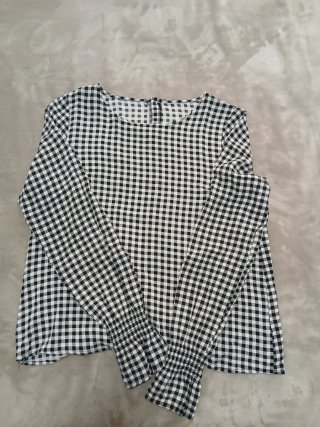 Camisa cuadros manga larga