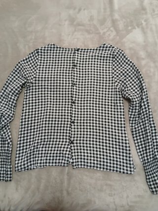 Camisa cuadros manga larga