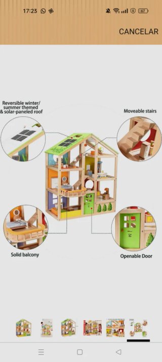 Casa de muñecas HAPE de madera