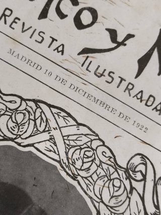 3 REVISTAS ANTIGUAS BLANCO Y NEGRO AÑO 1922