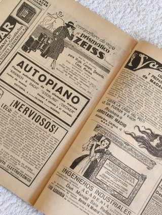 3 REVISTAS ANTIGUAS BLANCO Y NEGRO AÑO 1922