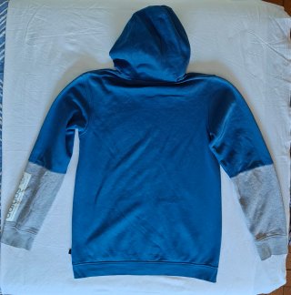 Chaqueta Adidas Azul y Gris Talla M hombre y2k