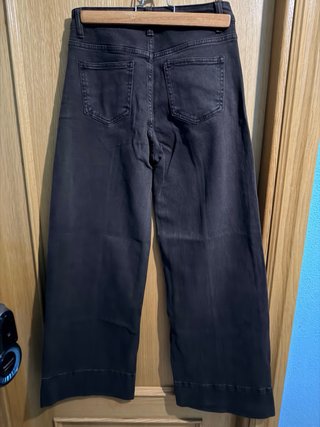 Pantalón Wide Leg Gris Lavado