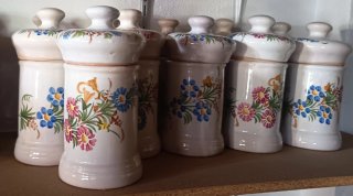 Tarros de farmacia  decorados