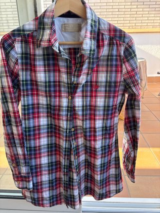 Camisa de cuadros multicolor