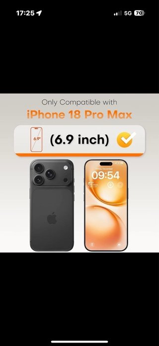 Vetro iPhone 18 Pro Max 6.9