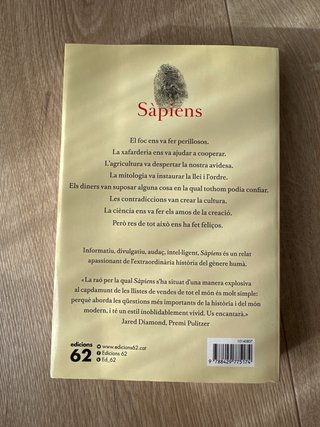 Sàpiens (edició rústica) : Una breu història de...