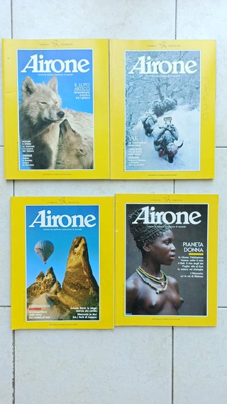 Blocco riviste Airone anni 1981-1983