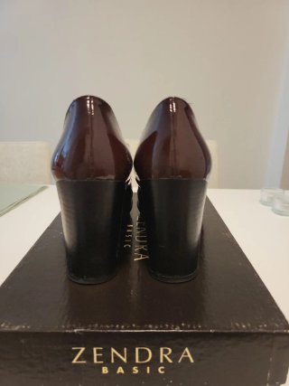 Zendra Zapatos de Tacón Burdeos Talla 37