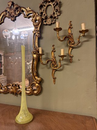 Pareja de Lámparas Candelabros estilo Luis XV.